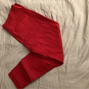 Red capri pants from Old Navy